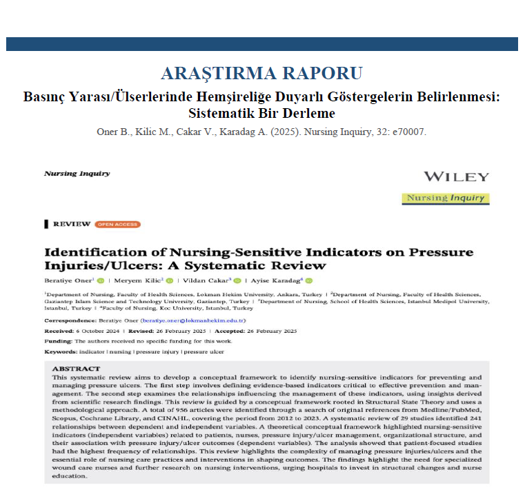 Identifying Nursing-Sensitive Indicators for Pressure Injuries/Ulcers: A Systematic Review